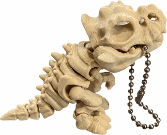Clever Finds Printed T Rex Skeleton Articulated Dinosaur Fidget Toy And Desk Decor Printed T Rex Skeleton Articulated Dinosaur Fidget Toy And Desk Decor