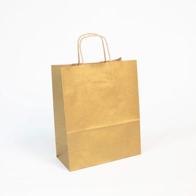 Clairefontaine 25 Geschenktaschen 220x100x290, kraft weiß, gold - Gold 395705C