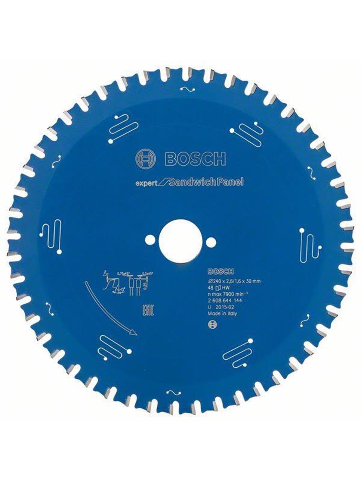 Bosch circular saw blade 240x2.6x30mm 48t