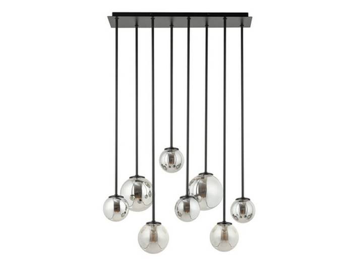 Lustre long AMBROISE en acier