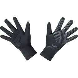 GORE WEAR GORE® C3 GORE-TEX INFINIUM™ Stretch Mid Handschuhe, Größe 10 in Schwarz Schwarz