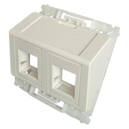 Zevercsslr Dataudtag 2xrj45 Keystone Type O Skr Hv (RLP2020-169)