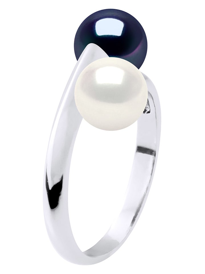 ATELIERS SAINT GERMAIN Silber-Ring mit Perlen - onesize