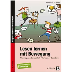 Lesen lernen mit Bewegung, Schulbücher von Iris Vollstedt, Wolfgang Finck