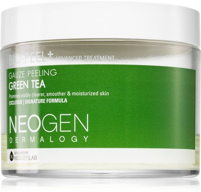 Neogen Dermalogy Bio-Peel+ Gauze Peeling Green Tea Peeling-Pads für das Gesicht für hydratisierte und strahlende Haut 30 St.