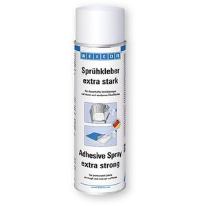 WEICON Sprühkleber 1180150, extra stark, 500ml, extra stark, permanent, transparent