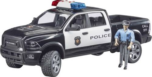 Bruder Einsatzfahrzeug Modell Dodge RAM 2500 Polizei Fertigmodell PKW Modell