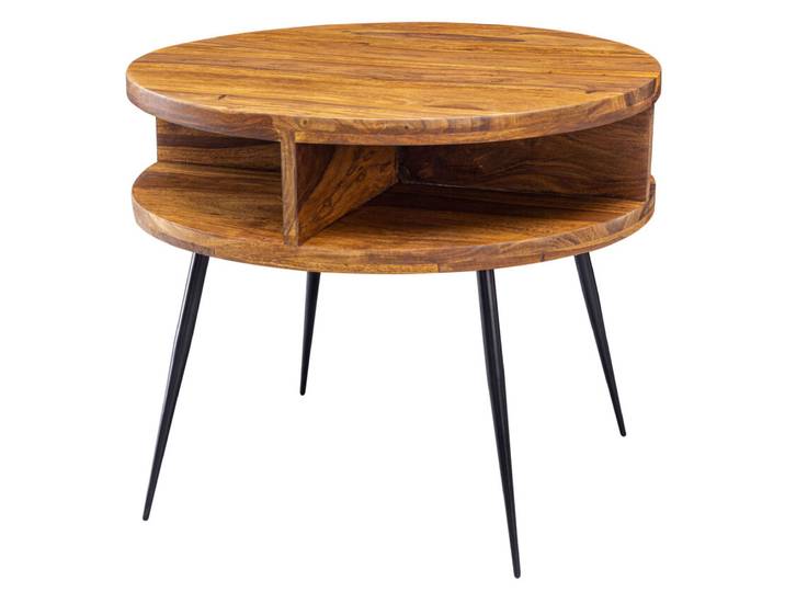 Couchtisch rund Ø 60 cm Sheesham massiv