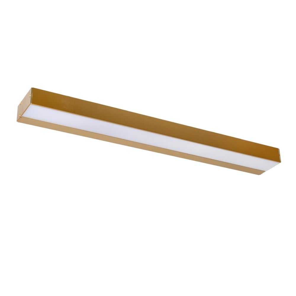 Lucide Alexa LED badkamer wandlamp - Goud/Messing - 60 cm - 8W - Warm wit