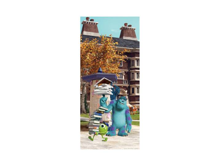 Poster Porte Monstres Et Compagnie 2 Pixar Intisse 90x202 Cm