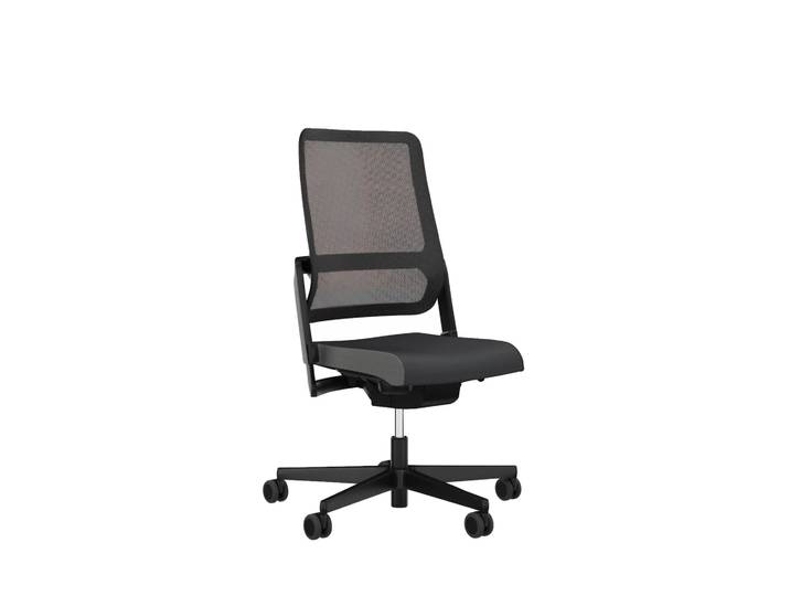 Office chair Sitag SitagXilium Mesh without headrest & without armrests Black/Black, New, Ergonomic chair - ideal for flexible working