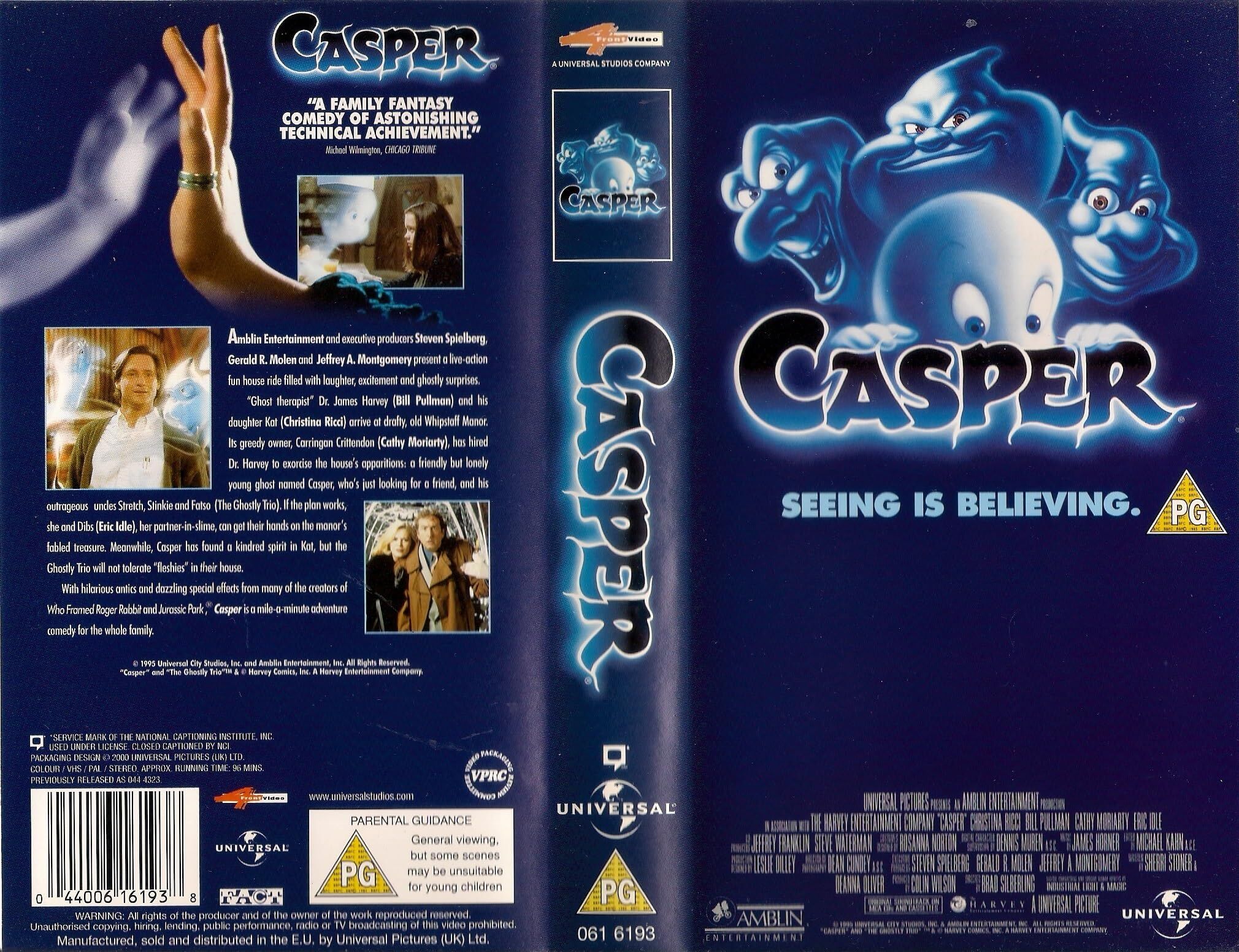 Brad Silberling - Casper [UK-Import] [VHS] - Preis vom 08.10.2026 07:26:42 h