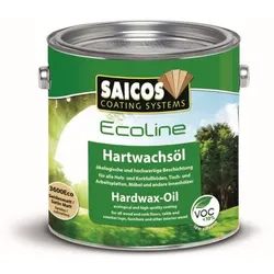 SAICOS Ecoline Hartwachsöl 3600Eco Seidenmatt Farblos 2,5 Liter