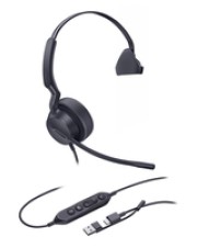 Yealink Headset UH42 Mono Teams USB-C/A 20 KHz Typ C 116 g (1308216)