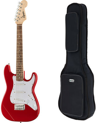 Squier Mini Stratocaster IL DR Bundle Dakota Red