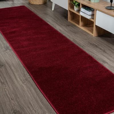 JONATHAN Y Tumbling Solid Low-Pile Area Rug