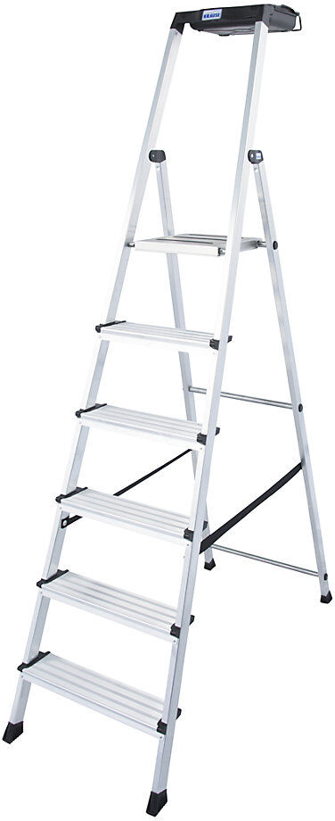 Alu-Stufenstehleiter, mit MultiGrip-System, 6 Stufen KRAUSE