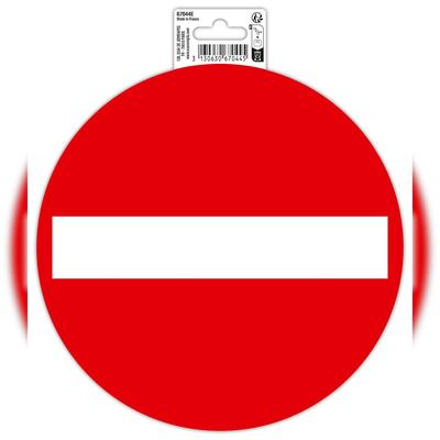 Exacompta 67044E Hinweisschild selbstklebend, PVC, Einbahnstraße 20 cm - Rot