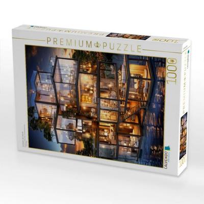 CALVENDO Puzzle Architektur der Zukunft | 1000 Teile Lege-Größe 64x48cm Foto-Puzzle für glückliche Stunden