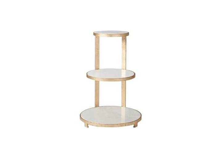 ksjdieunf Couchtisch Marmor Kleiner Runder Tisch Dessertständer Einfacher Edelstahltisch Balkon Mobiler Platzierungsständer Tische for Wohnzimmer