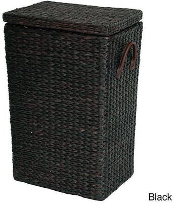 OrientalFurniture Handmade Rush Grass Laundry Basket (China)