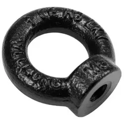SAFETEX Ringmutter M8 schwarz galvanisiert DIN 582