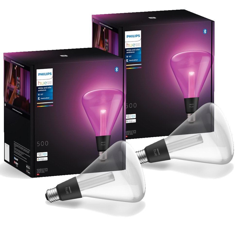 Philips Hue | Triangle – Smarte Lampe E27 | 2er Set 929003151402