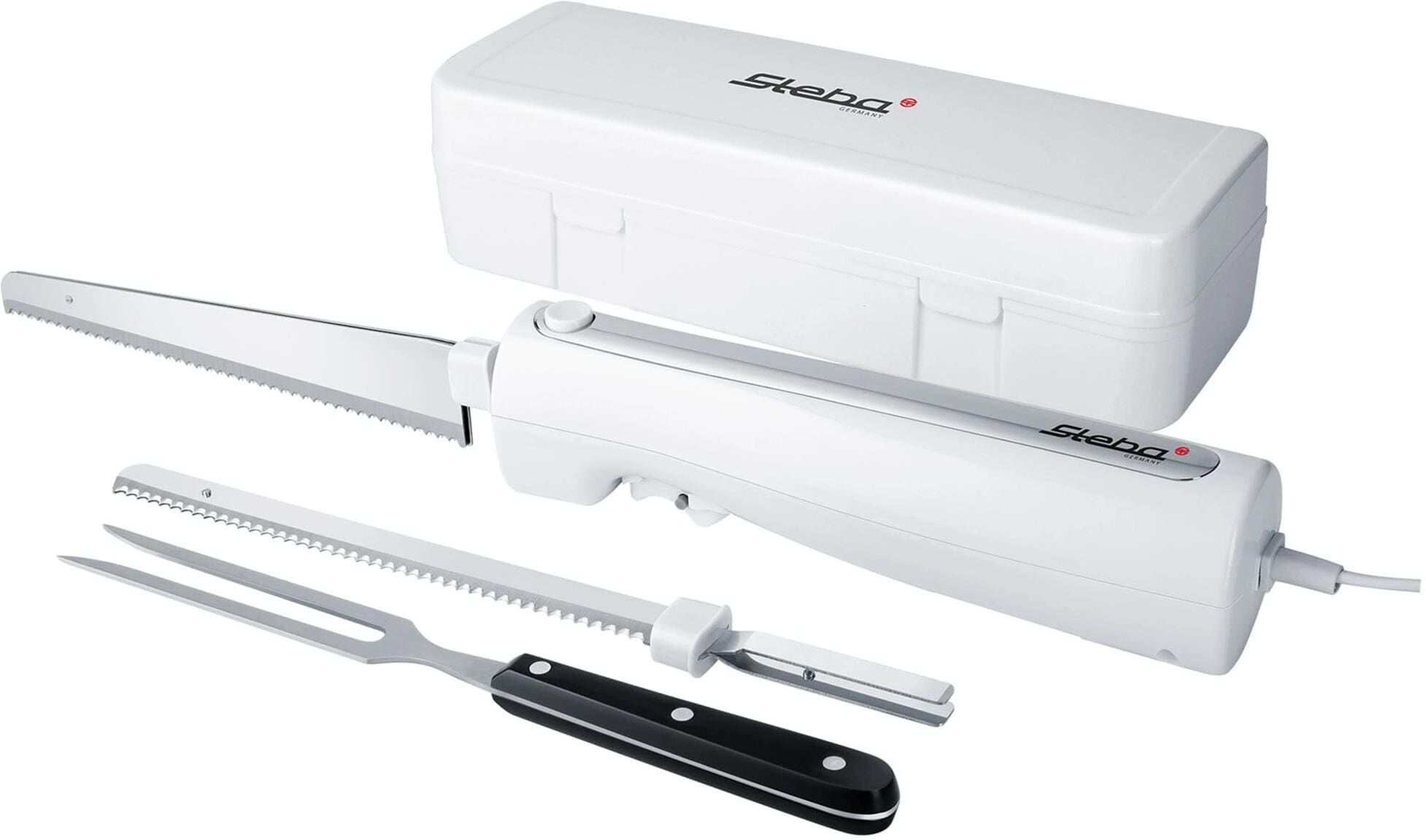 STEBA Elektromesser "EM3", weiss (weiß), B:48,5cm H:6cm, Allesschneider, Elektromesser weiß Einheitsgröße