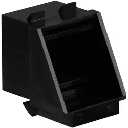 EFB Elektronik Blindeinsatz RJ45 schwarz RAL9011, für Keystoneausbrüche, VPE 100 Hersteller: (Keystone Modul, Netzwerk Zubehör), Zubehör Netzwerk