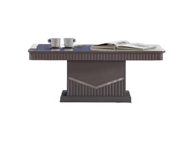 Xlmoebel Couchtisch Eleganter grauer Beistelltisch aus Holz mit modernem Design (Packung, 1-St., Couchtisch), Hergestellt in Europa