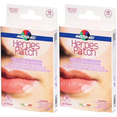 Herpes Patch bei Lippenherpes 15 mm 2x 2x15 St Pflaster