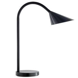 Unilux Schreibtischlampe Sol, schwarz, LED, 625 Lumen, warmweiß