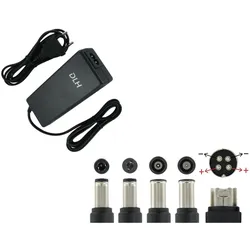 DLH Adapter compatible REGULAR 65W PRO BLACK (65 W), USB Ladegerät, Schwarz