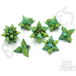 Crit Stones Unholy Bane Metal RPG Dice Set