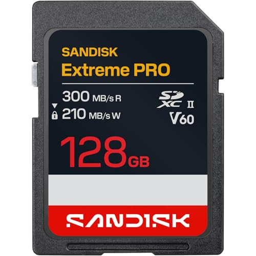 SanDisk Extreme PRO SDXC UHS-II V60 Geheugenkaart 128 GB