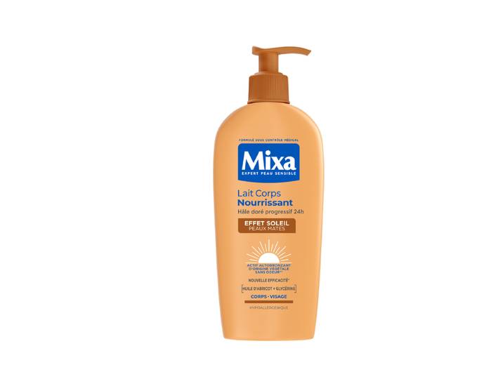 MIXA LAIT CORPS EFFET SOLEIL PEAUX MATES 250ML