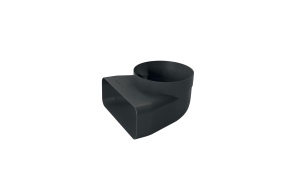 Neff Z861SI1 Adapterrohrstück 150 mm 90° rund-flach