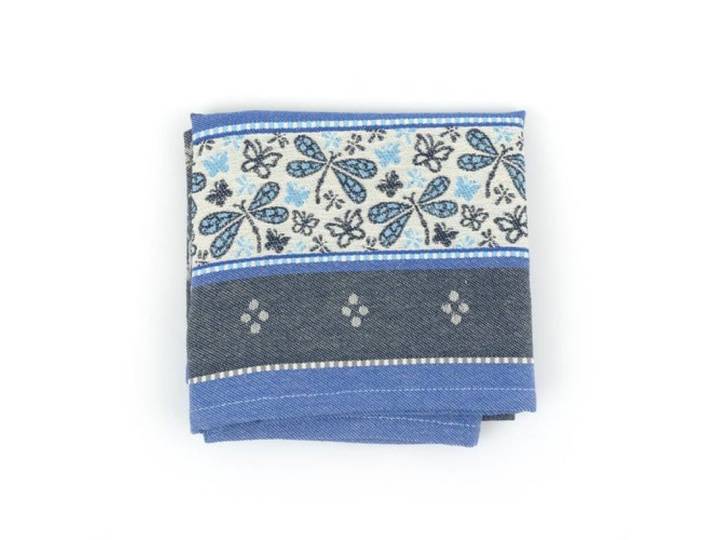 Bunzlau Castle Bunzlau Castle Dragonfly theedoek 65x65 Dark Blue