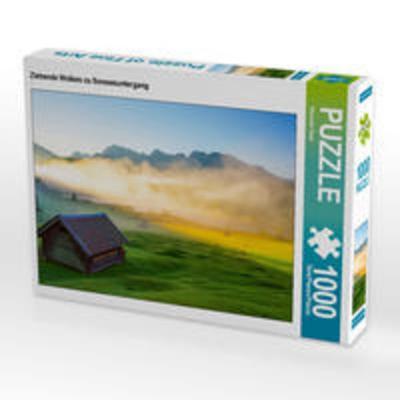 CALVENDO Puzzle Ziehende Wolken zu Sonnenuntergang 1000 Teile Lege-Größe 64 x 48 cm Foto-Puzzle Bild von Hiacynta Hess