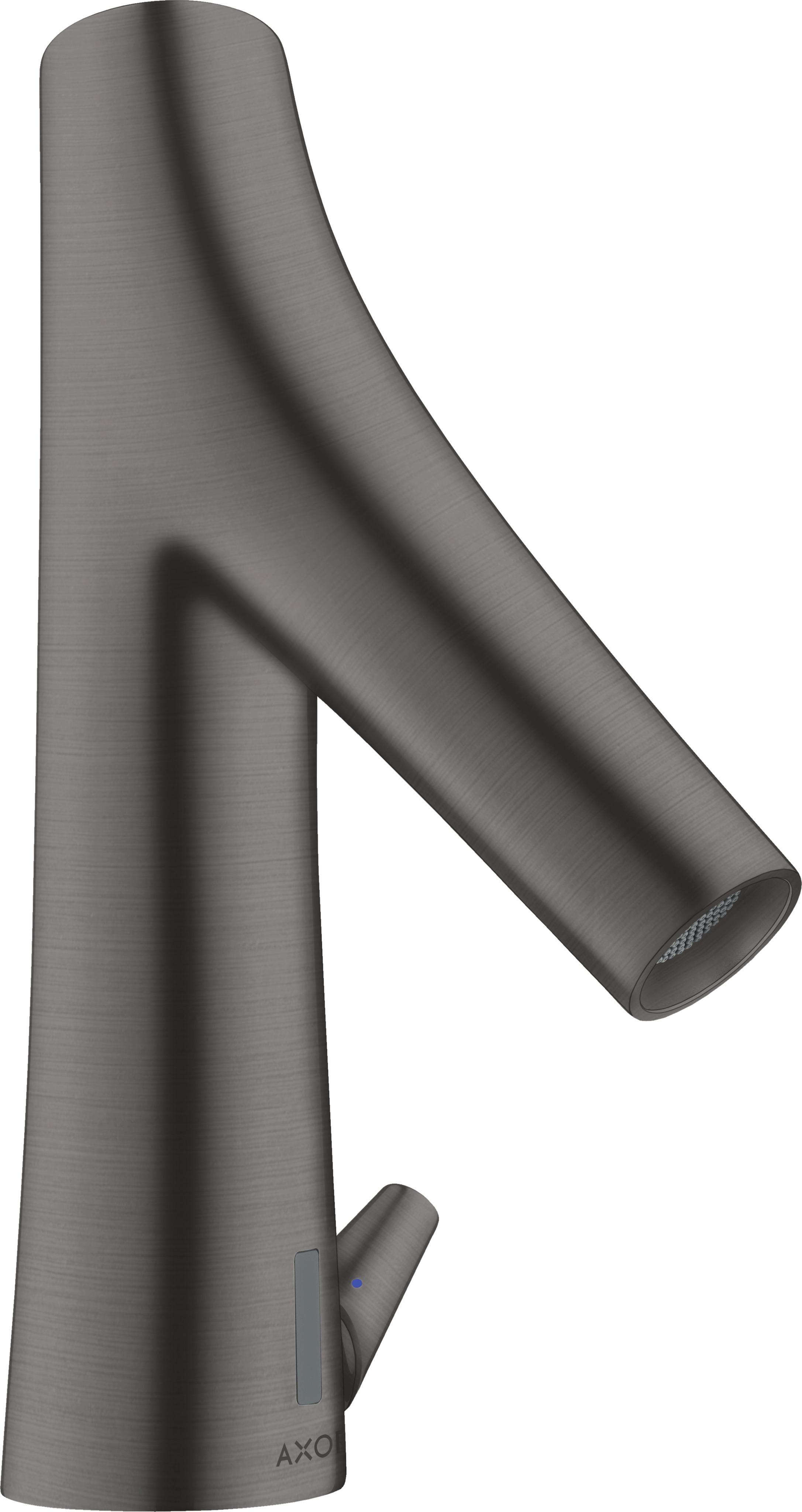 hansgrohe Elektronischer Waschtischmischer Axor Starck Organic m Temp.-Reg., Batt, brush. bla vc