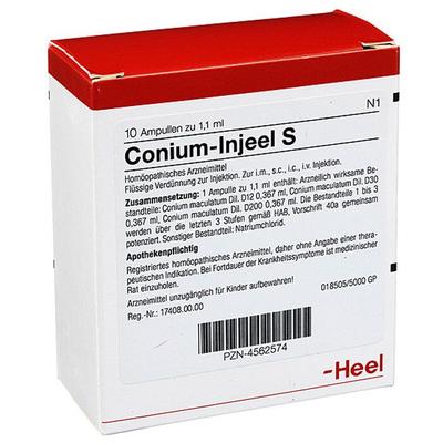 Conium Injeel S Ampullen 10 St