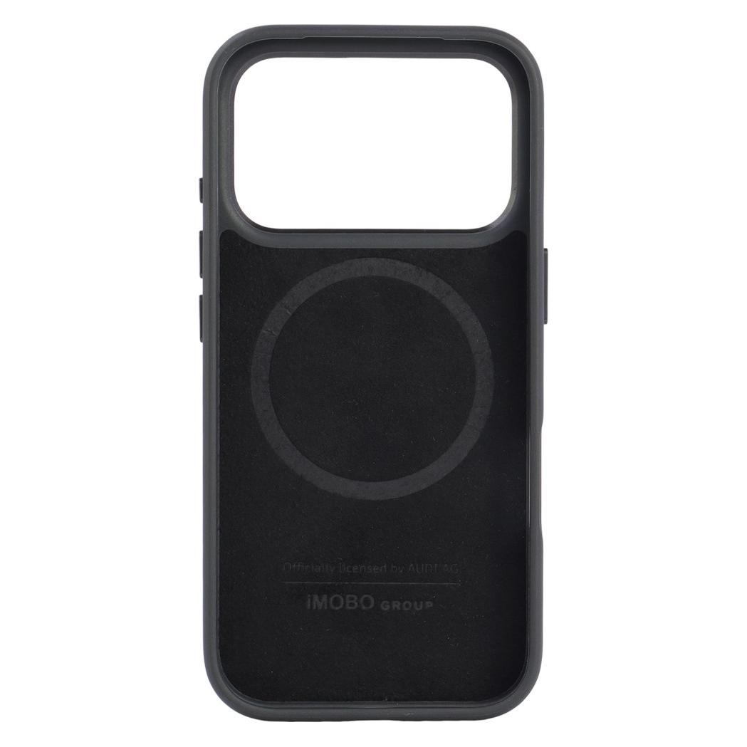 Audi Case Sport Synthetic Leather MagSafe for iPhone 18 Pro / 17 Pro black (Apple iPhone 17 Pro, Apple iPhone 18 Pro) (AUDI000243)