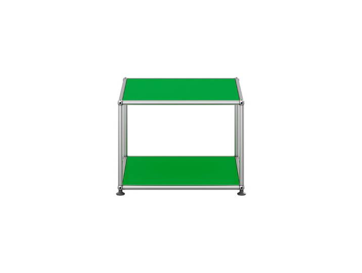 USM Haller Ablagetisch M22 grün offen T 523 cm 52.3x39x52.3