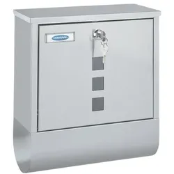 Rottner Briefkasten »Costa Inox«, 33.5x30.5x10 cm