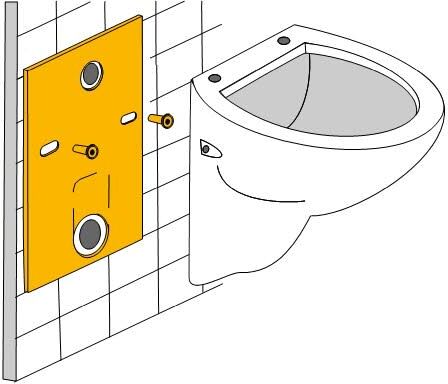 HAAS OHA Schallschutz-Set Quadro Premium DB 28 für Wand-WC und Bidets, 39 x 42,6 cm, Montagezubehör, 7506,