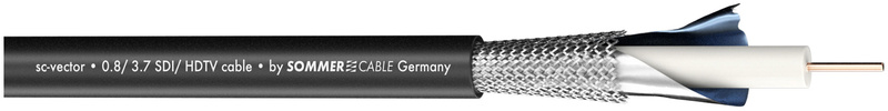 Sommer Cable Vector 0.8/3.7 sw nero