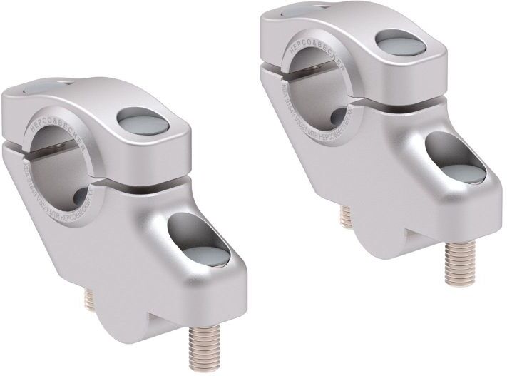 Rehausseur de guidon Hepco & Becker 30 mm et décalage de 21 mm