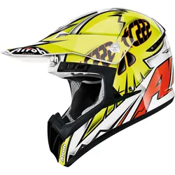 Airoh CR901 Eye, Motocrosshelm - Gelb/Orange/Weiß - XS