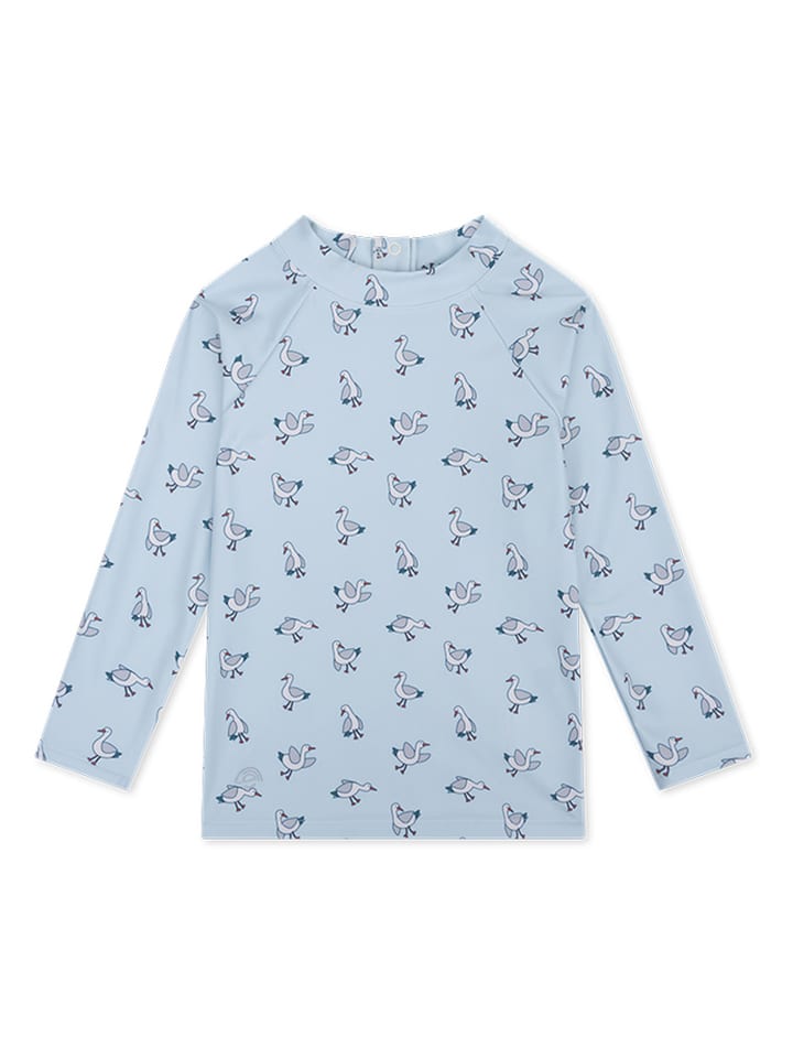 Swim Essentials Badeshirt "Little Seagull" in Hellblau - 122/128
