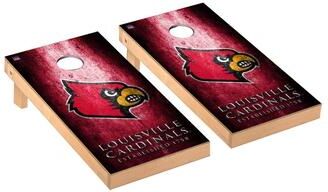 Skip's Garage Louisville Cardinals Museum Cornhole Board Set